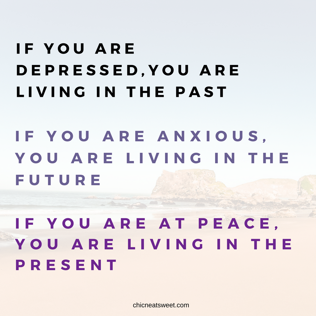 If you are depressed,you are living in the past.png